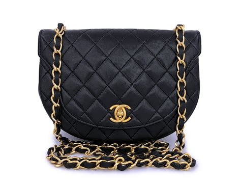 chanel half moon flap bag|chanel mini flap bag fashionphile.